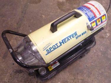 スポットヒーター SPH-860: 業務用暖房 修理